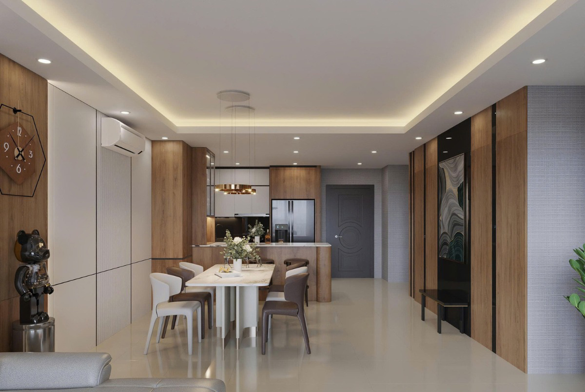 Nội thất chung cư Vinhomes Royal City – 105m2 – 3PN – Chị Ngọc
