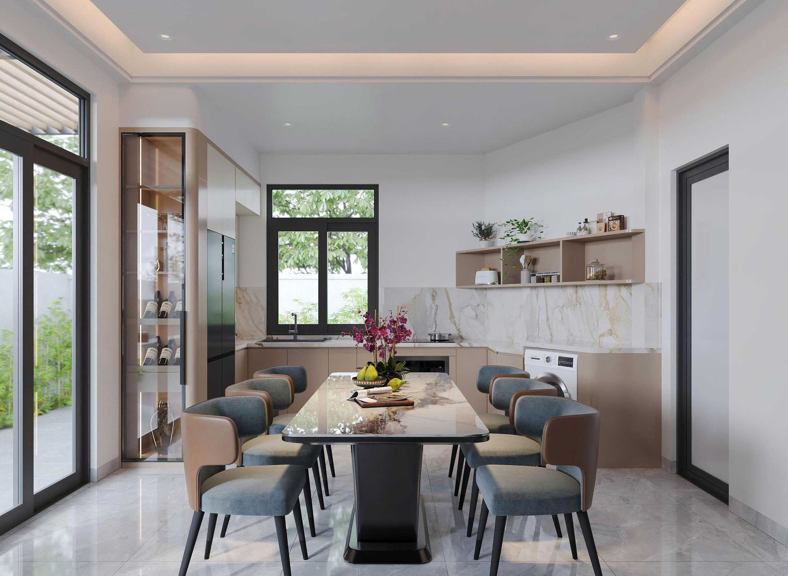 Thiết kế nội thất nhà phố