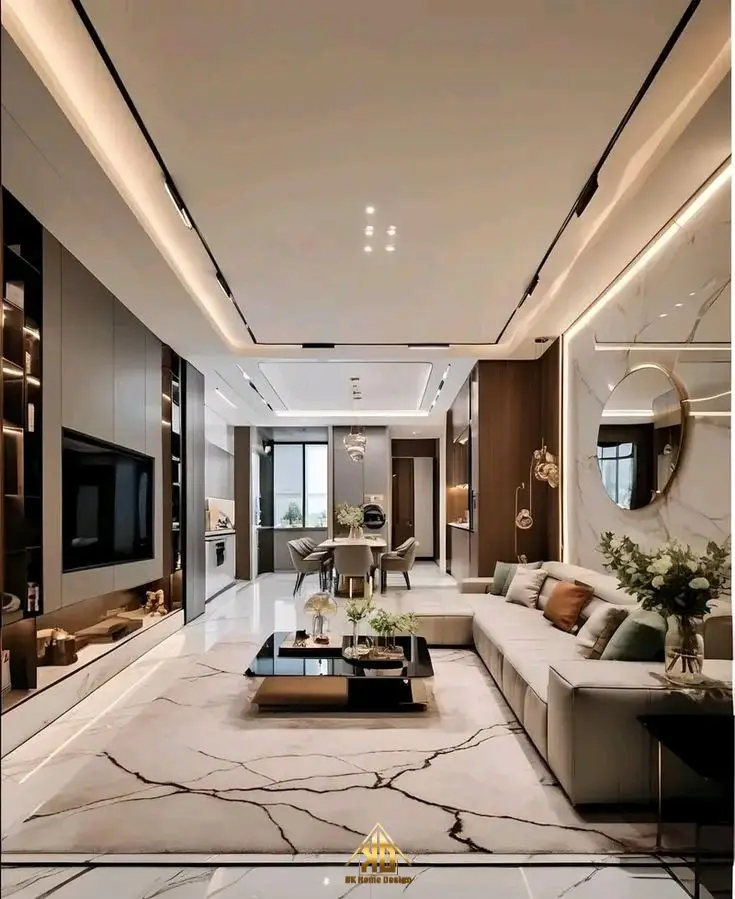 Cách bố trí nội thất nhà phố hiện đại không gian mở