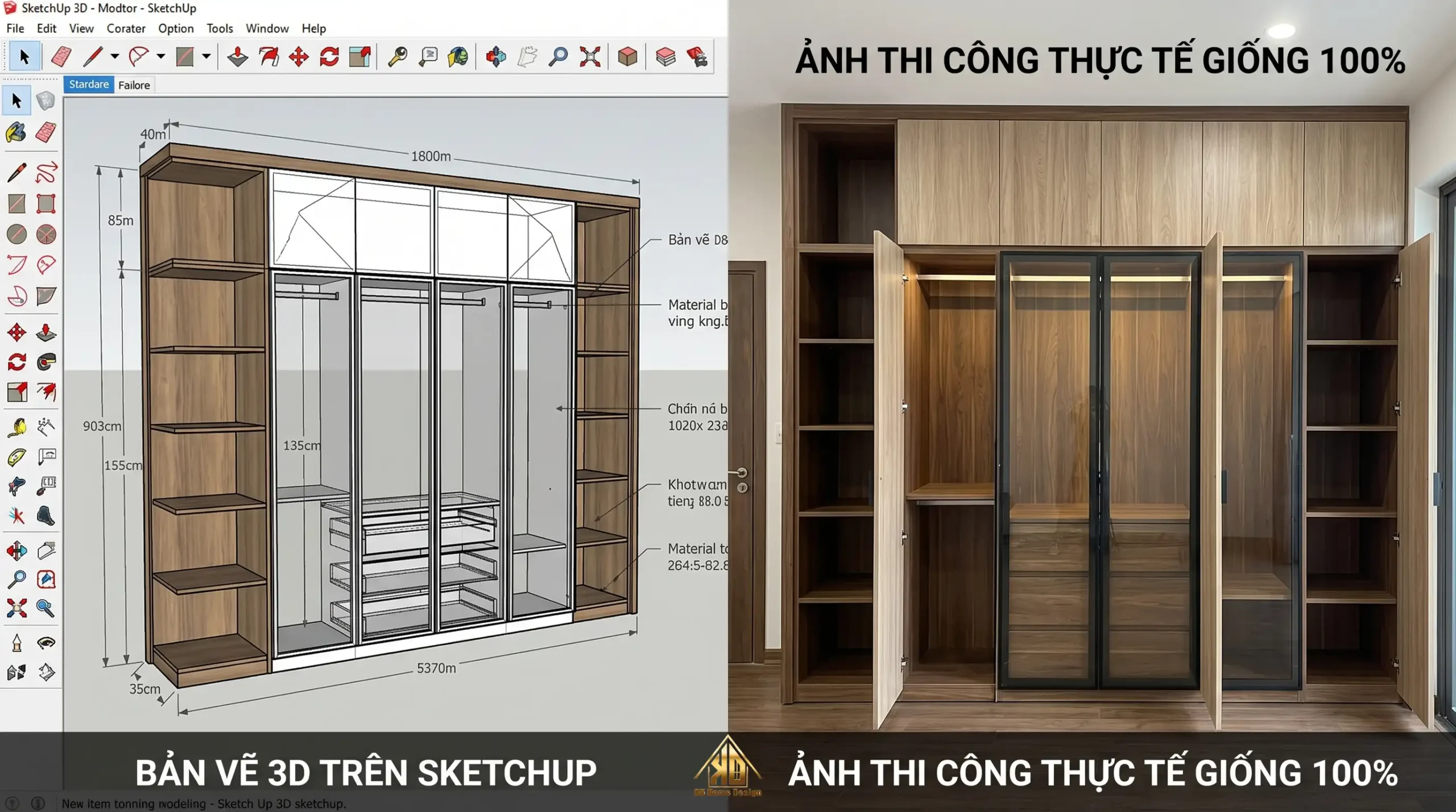 Miễn phí thiết kế nội thất nhà phố khi thi công