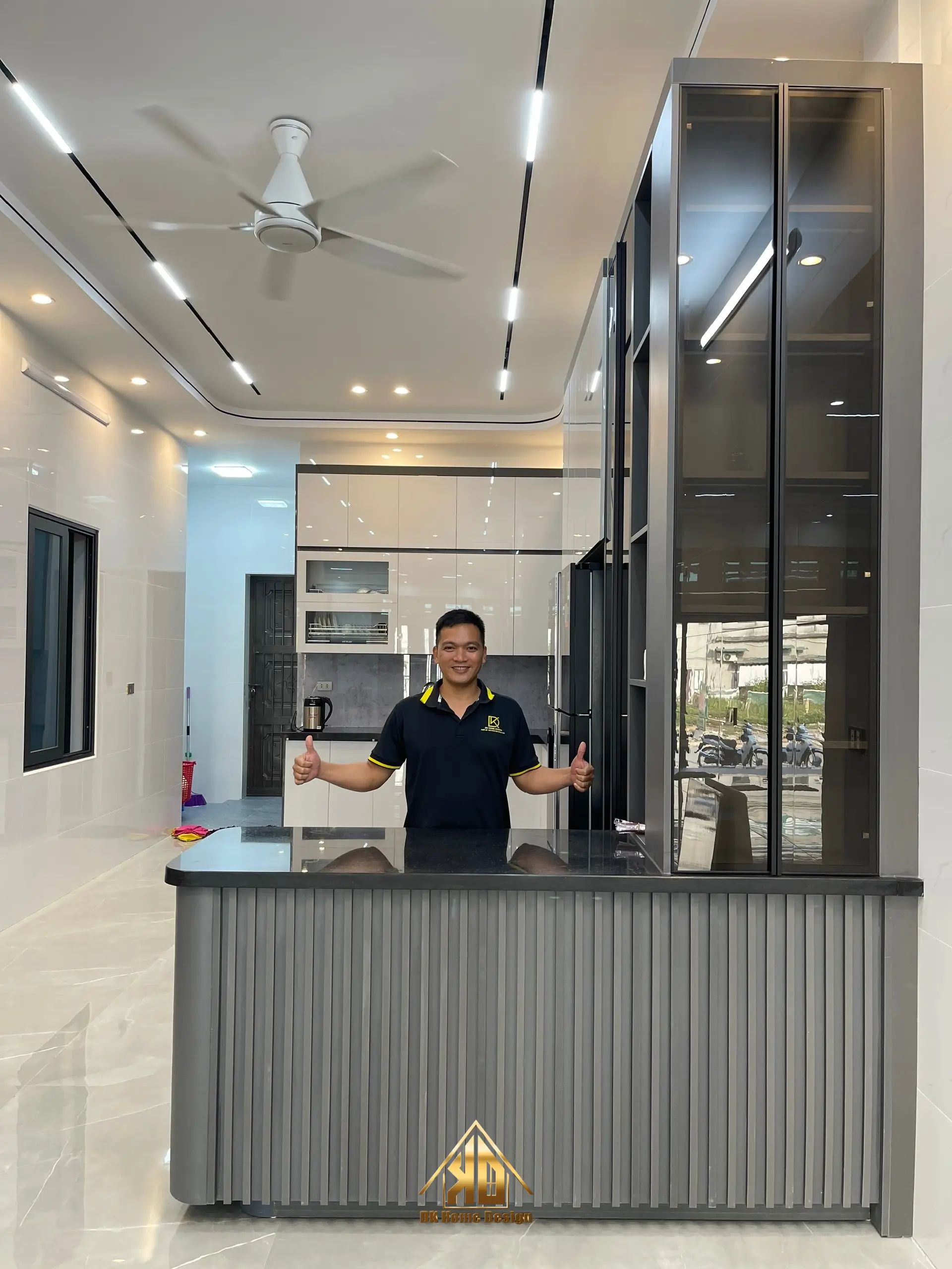 Dự án thi công tủ bếp nhà phố thực tế bởi Nội Thất Đạt Kỳ