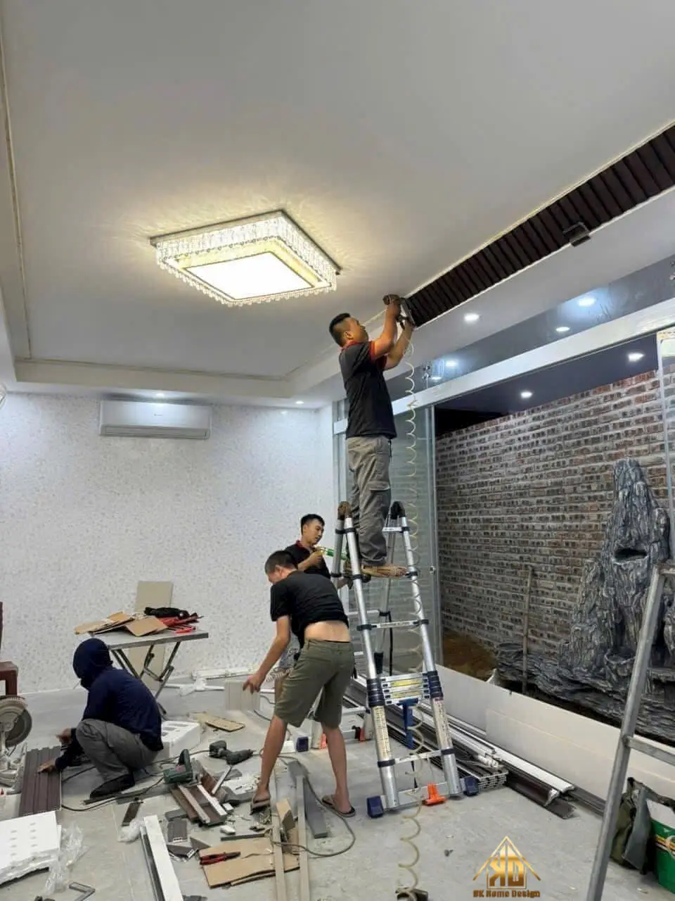 Lắp đặt hoàn thiện nội thất nhà phố thực tế