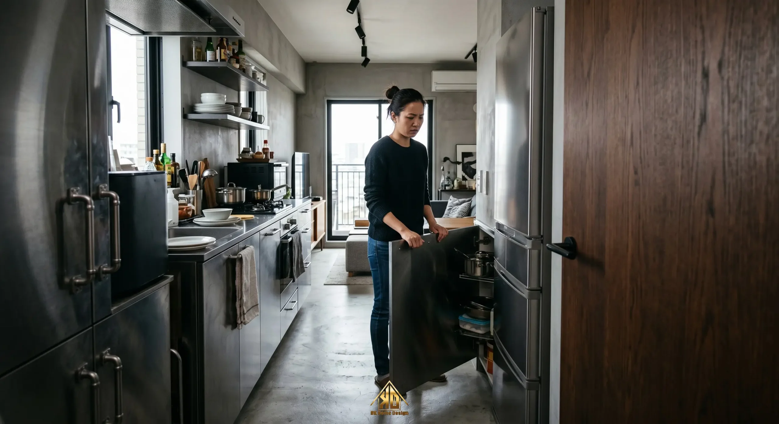 Lỗi thiết kế tủ bếp nội thất nhà phố thường gặp