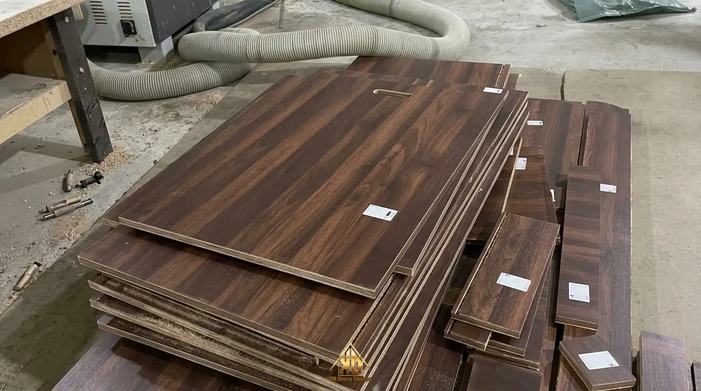 Tem nhãn quản lý sản xuất nội thất hiện đại