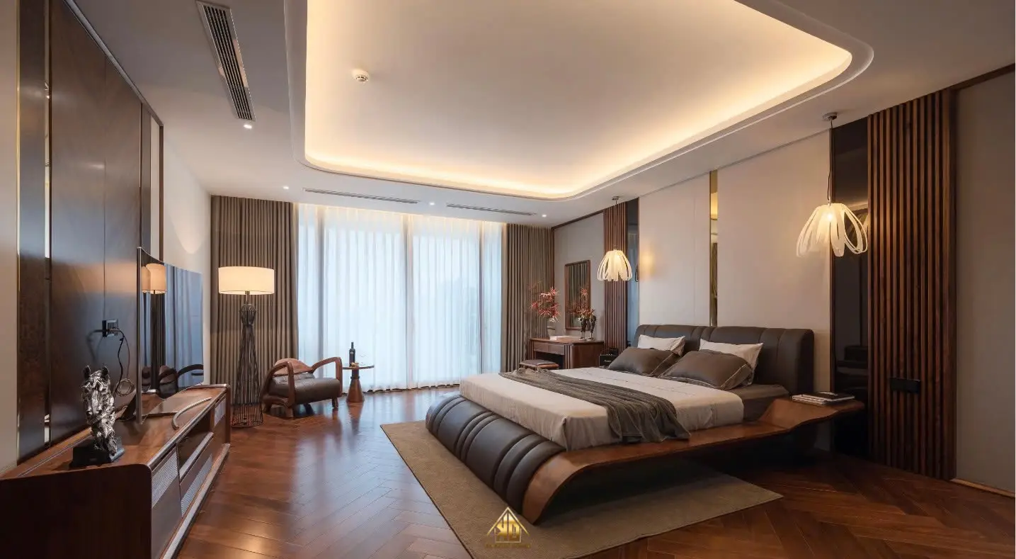 Thi công nội thất phòng ngủ master nhà phố