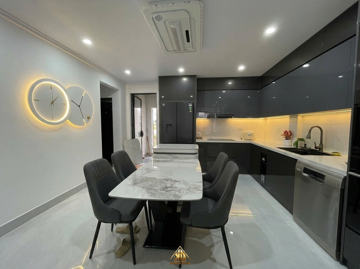 Thi công tủ bếp hiện đại tại Đô Lương Nghệ An