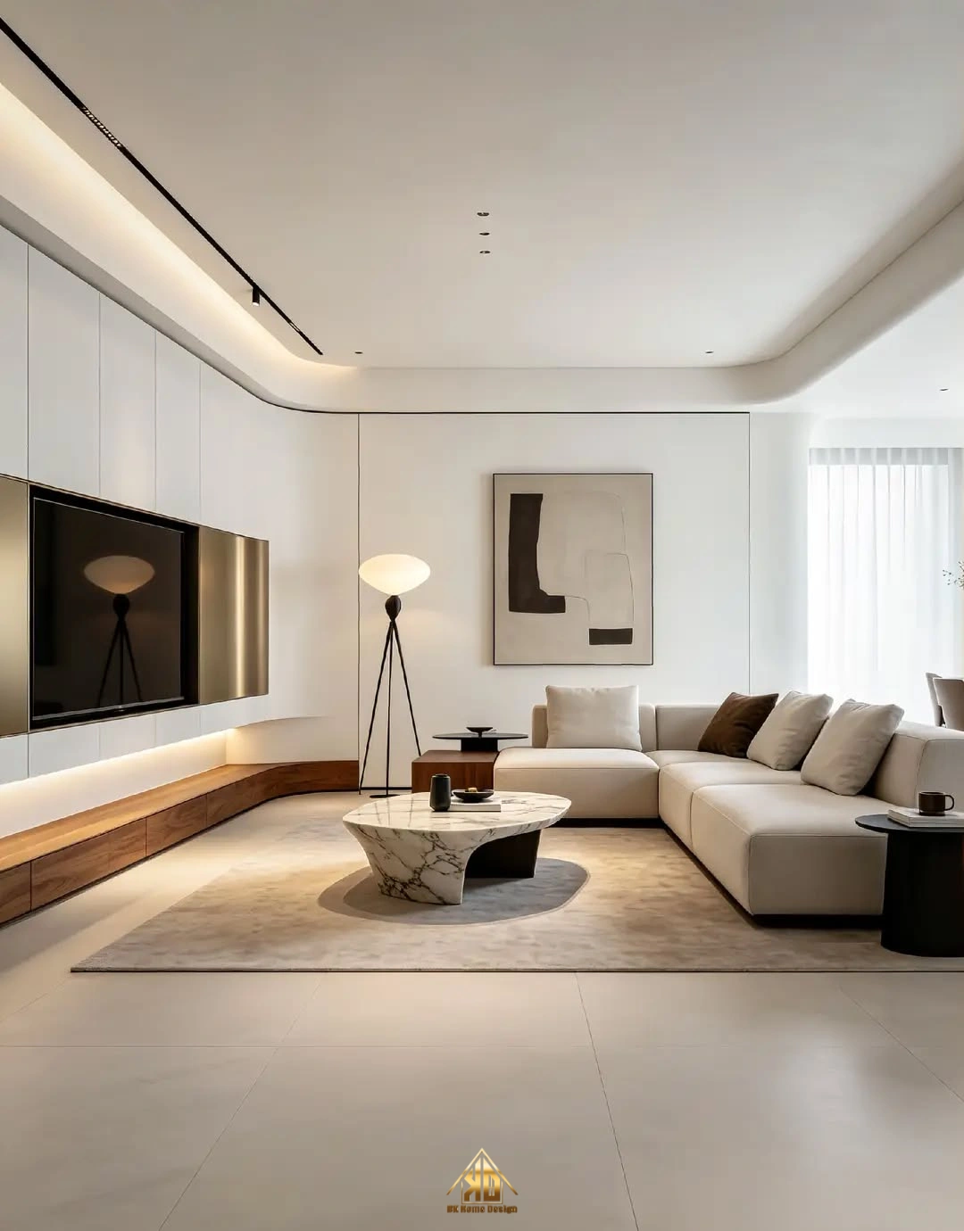 Thiết kế nội thất nhà phố phong cách tối giản