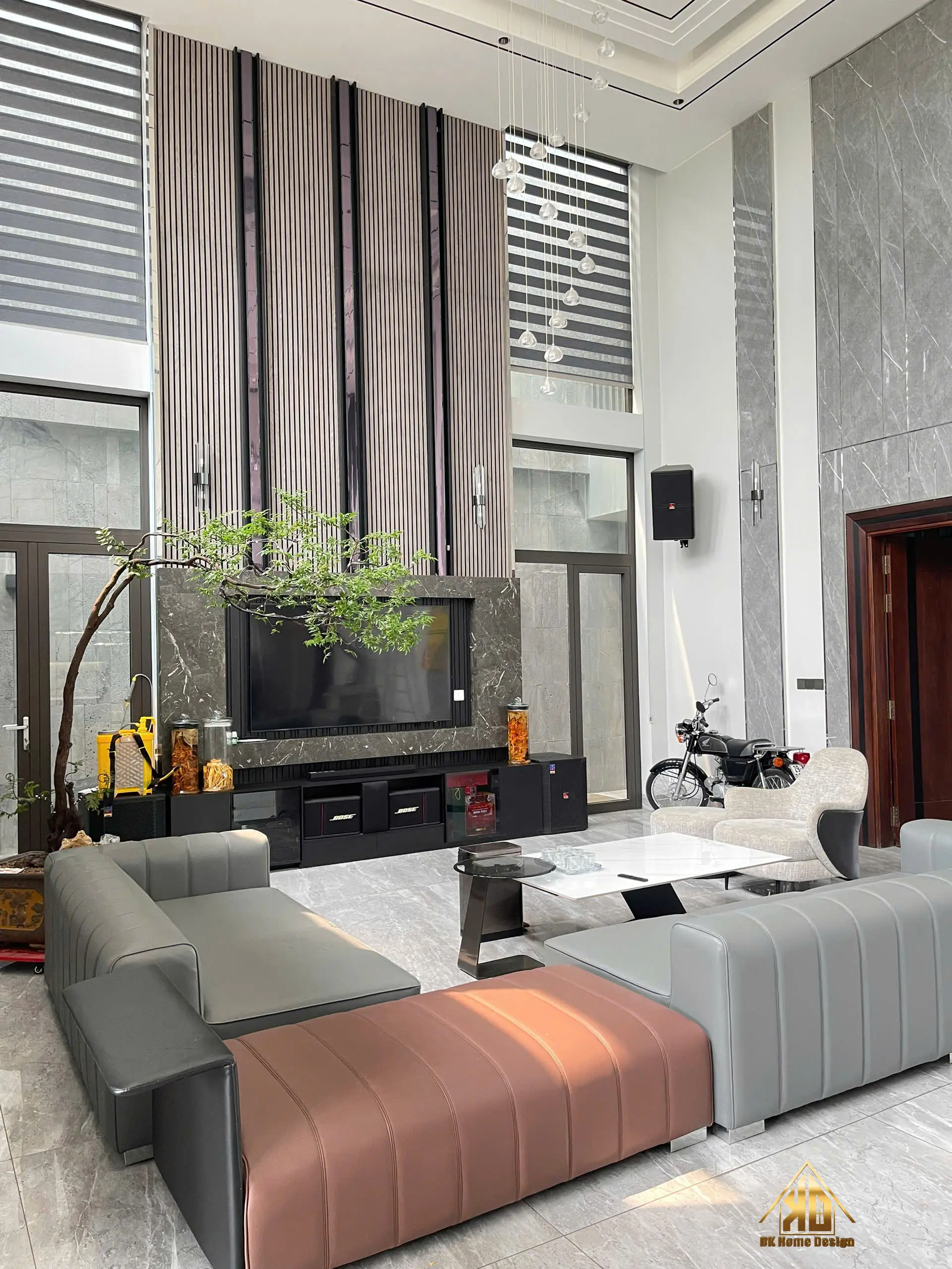 Vật liệu tốt nhất khi thiết kế thi công nội thất cho nhà phố hiện đại