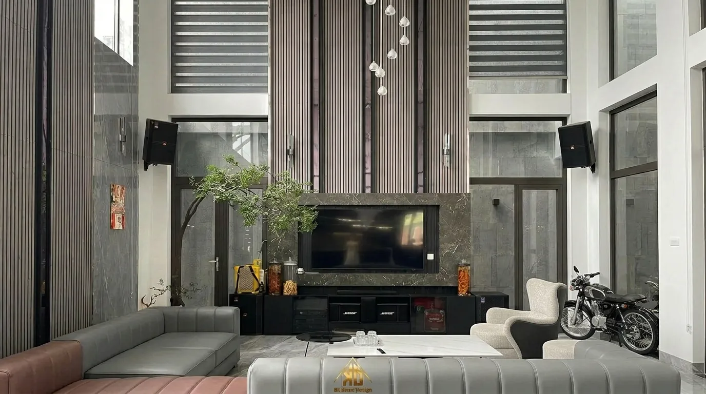 Xưởng thi công nội thất phòng khách Đô Lương