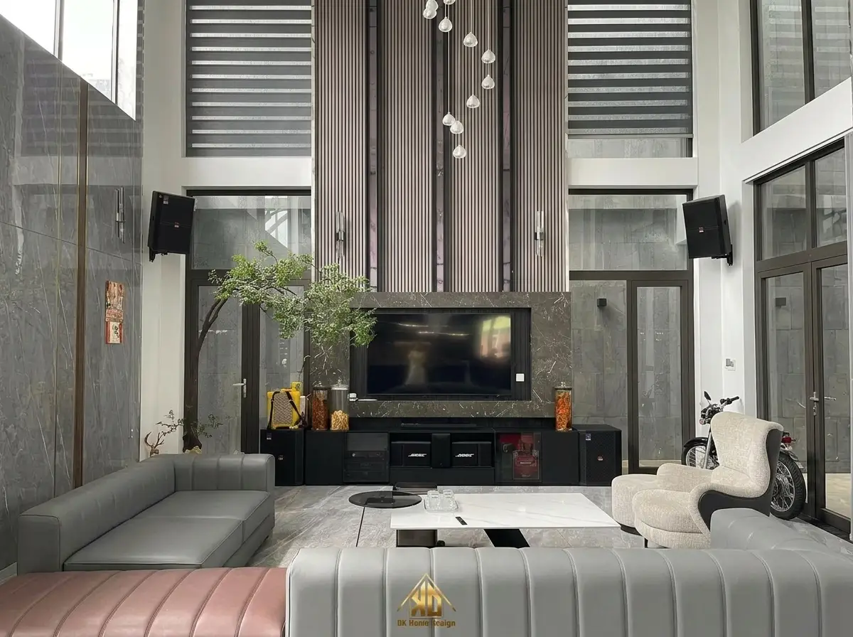 Combo nội thất phòng khách gỗ công nghiệp MDF Picomat