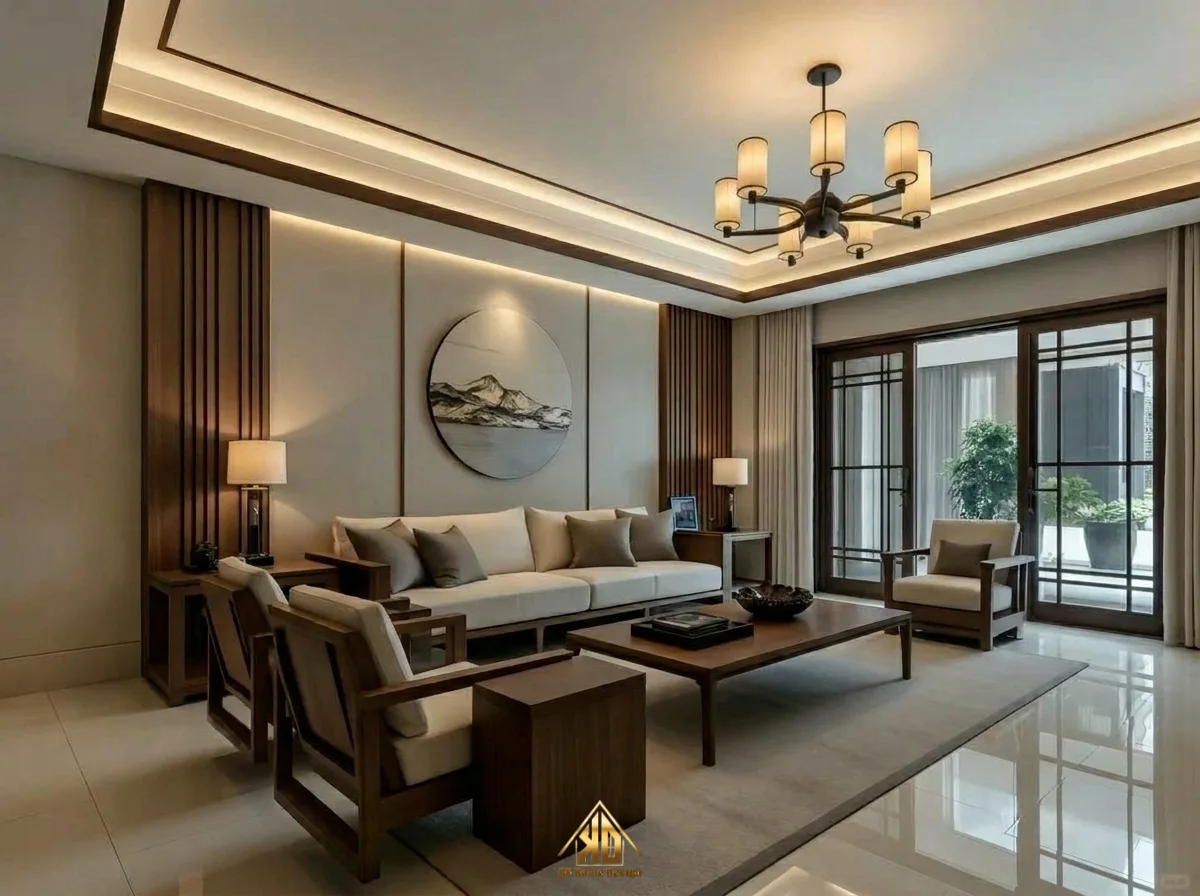 Nguyên tắc phân lớp ánh sáng phòng khách cao cấp