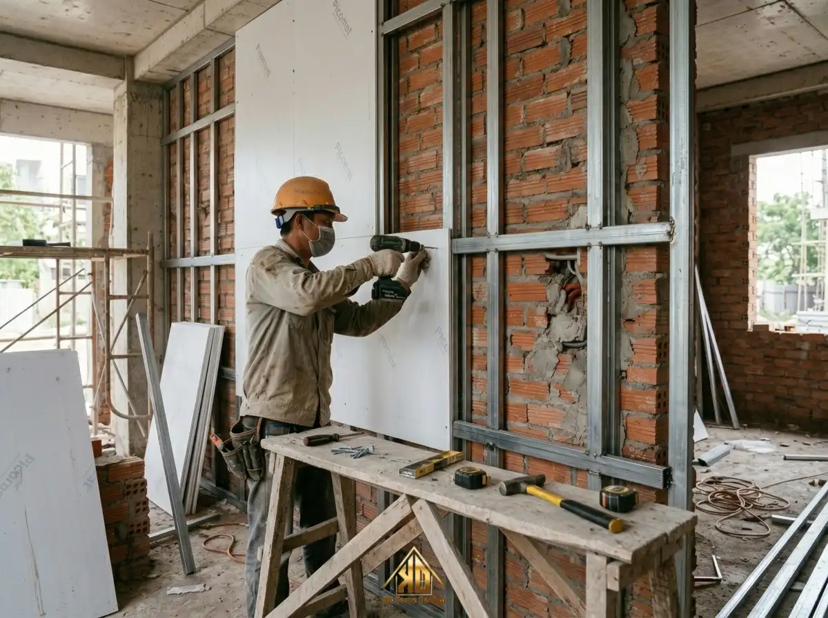 Thi công nội thất bằng picomat chất lượng