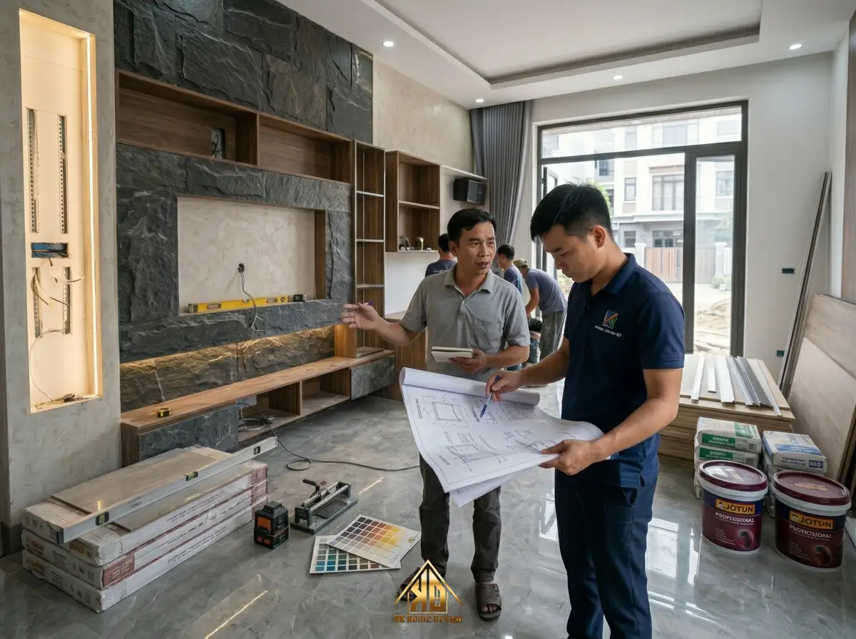 Tư vấn tiến độ thi công nội thất cho khách hàng