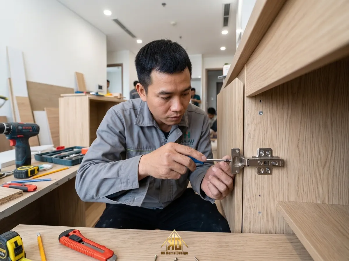 Bảo hành bản lề giảm chấn Hafele chính hãng