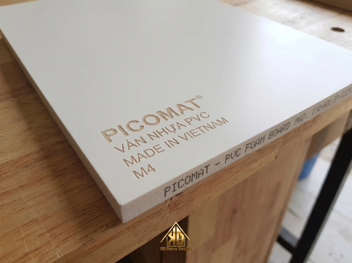 Dấu in chính hãng trên ván nhựa Picomat