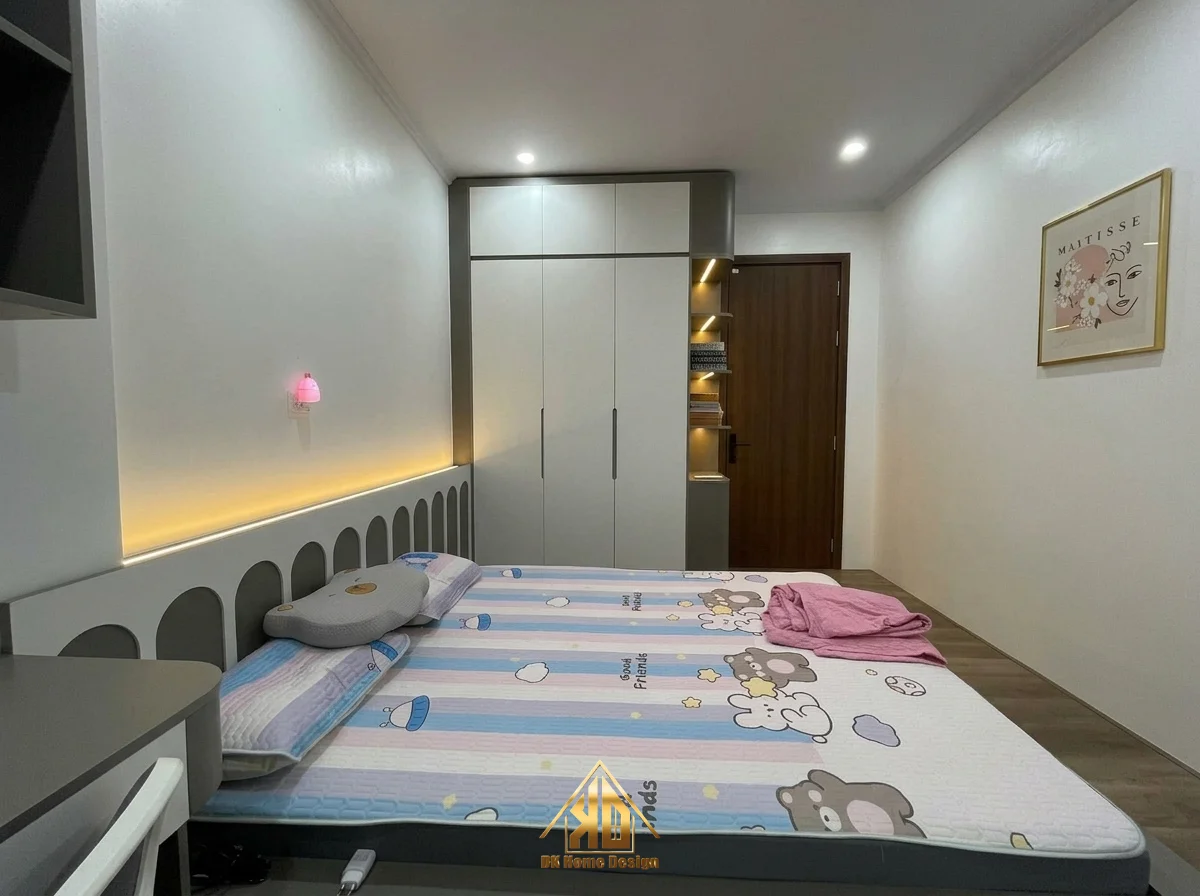 Phòng ngủ thực tế nhà phố Đô Lương hiện đại