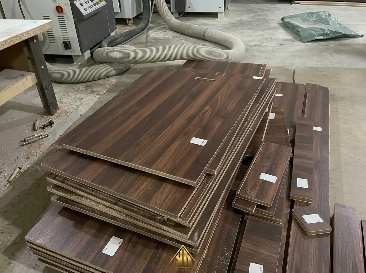 Tiến độ lắp đặt đồ gỗ công nghiệp luôn được cập nhật cho gia chủ