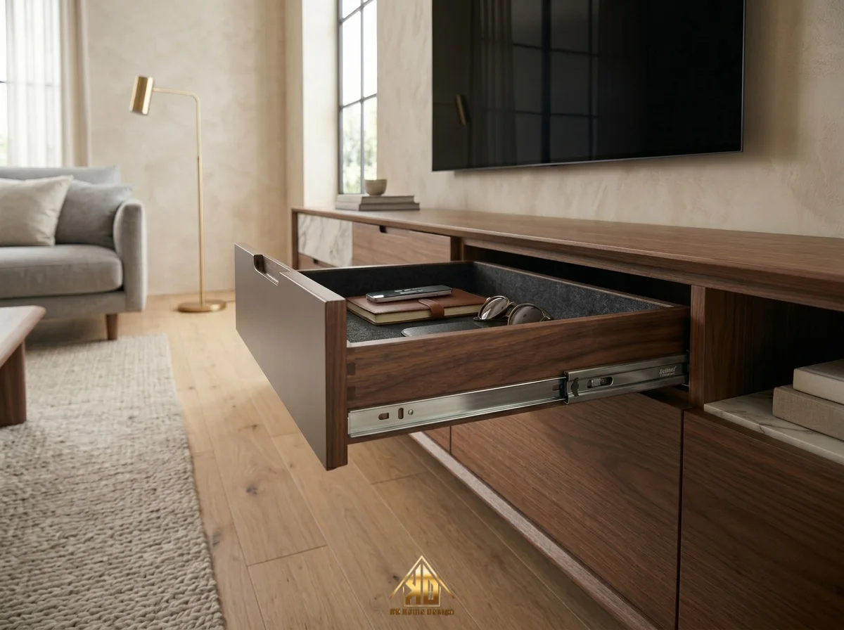 Ứng dụng dán cạnh no-line trong thi công nội thất cao cấp