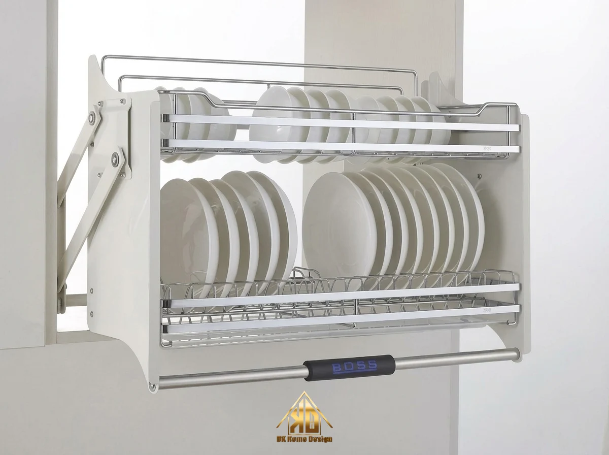 Phụ kiện tủ bếp thông minh gia tăng tiện nghi cho không gian bếp trọn gói