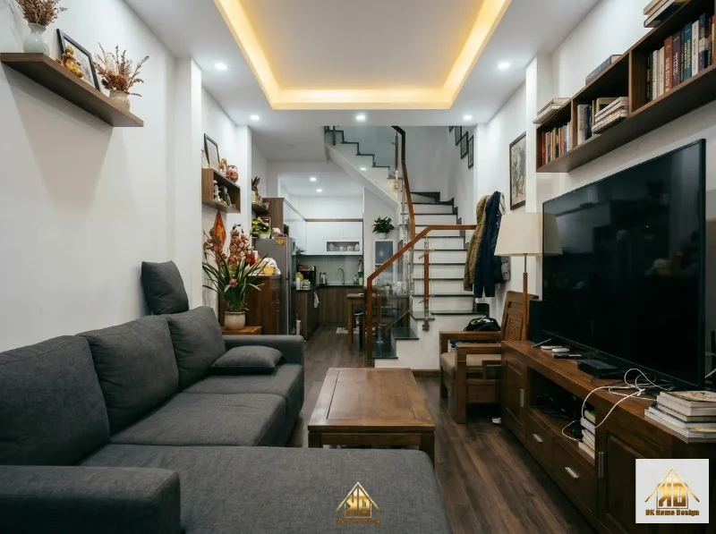 Nhà phố mặt tiền 4m hẹp ngang cần tối ưu ánh sáng tự nhiên